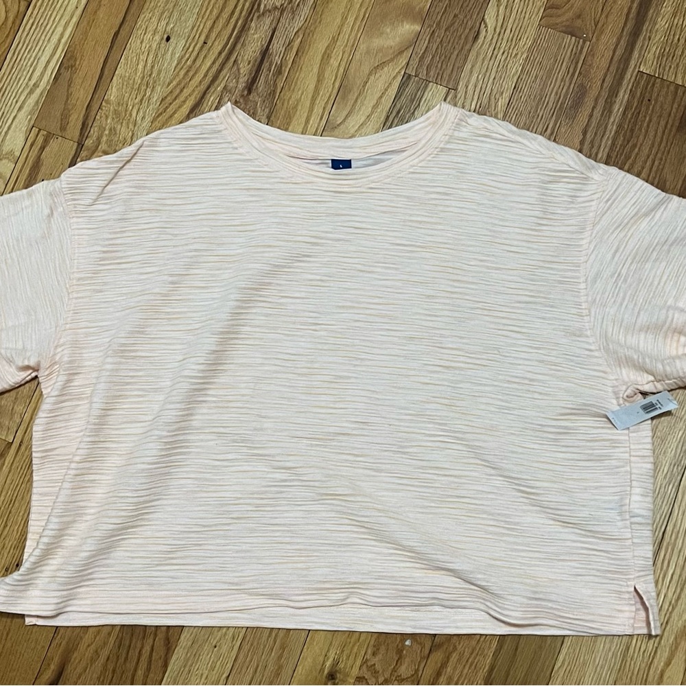 Old navy oversized crop top short sleeve shirt for women